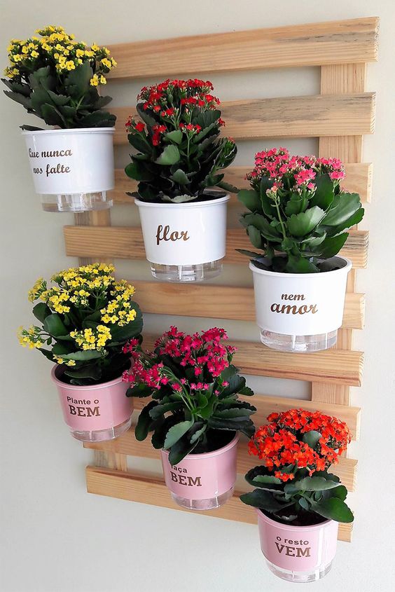 flores no hall de entrada