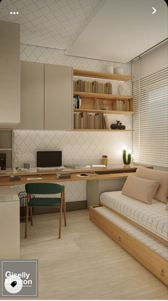 ideia para um quarto multifuncional