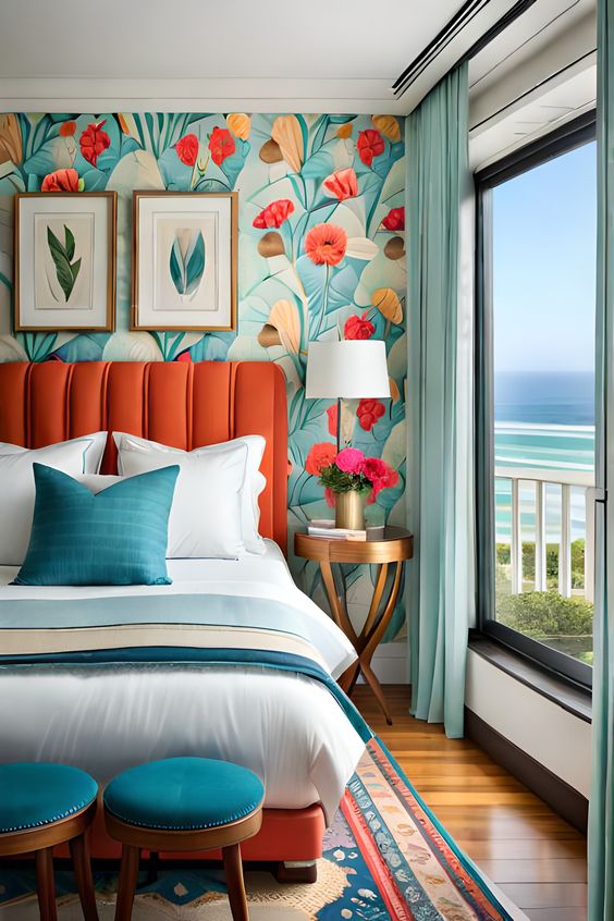 ideia para um quarto colorido