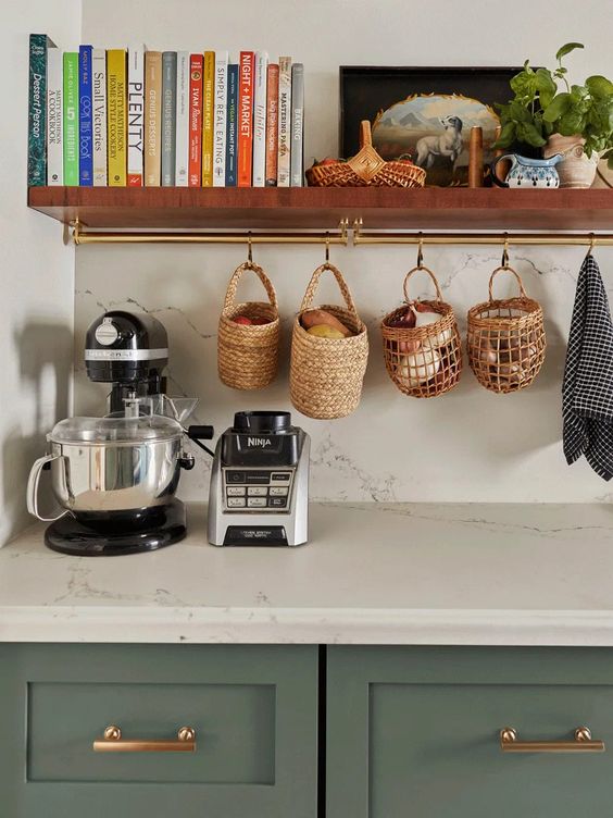 ideias para organizar a cozinha