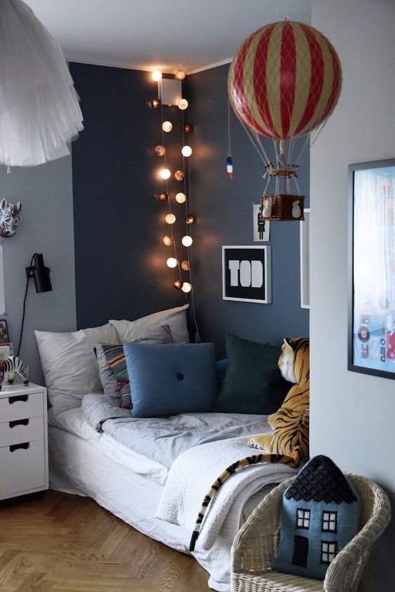 iluminacao criativa para quarto infantil