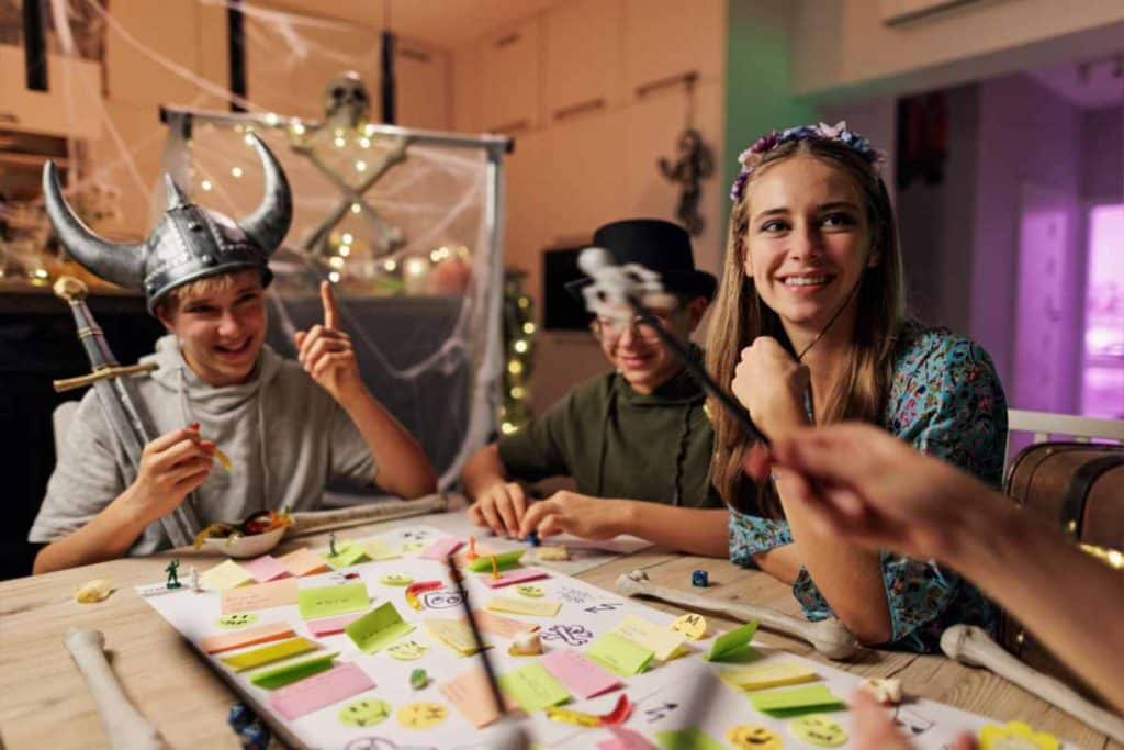 noite dos jogos em familia