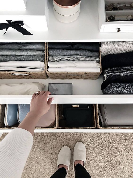 organizacao de roupas