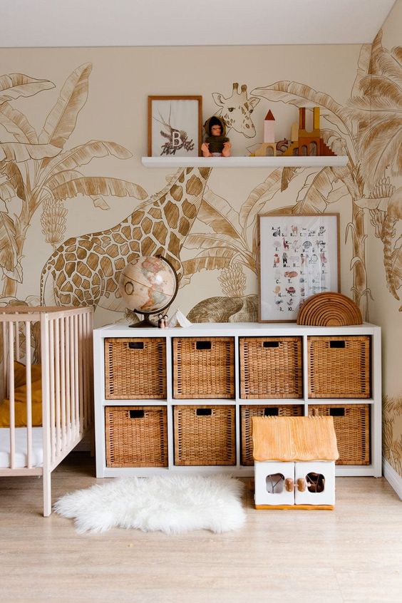 organizacao para quarto de bebe
