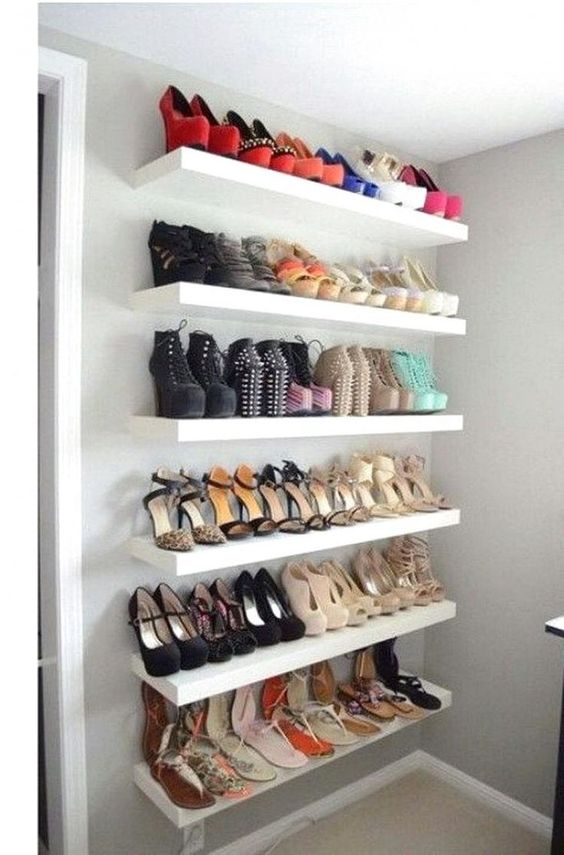 prateleiras para sapatos