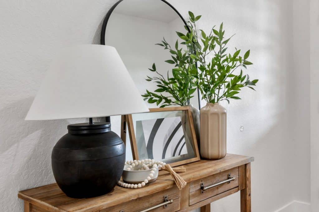 3 itens decorativos para um hall