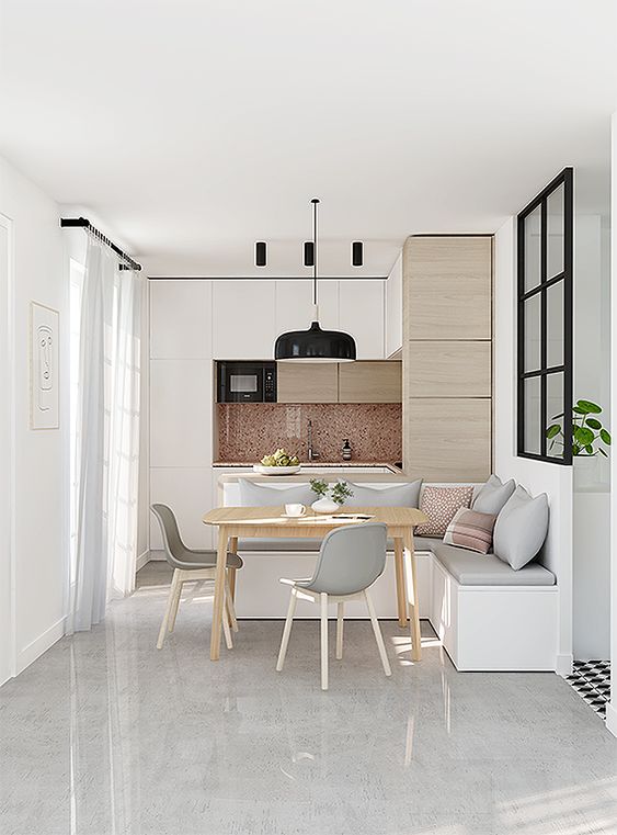 apartamento pequeno e minimalista