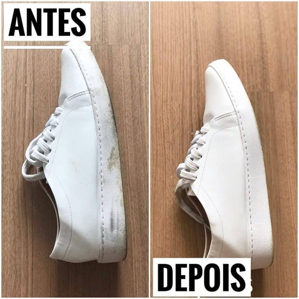 cif para limpar tenis branco