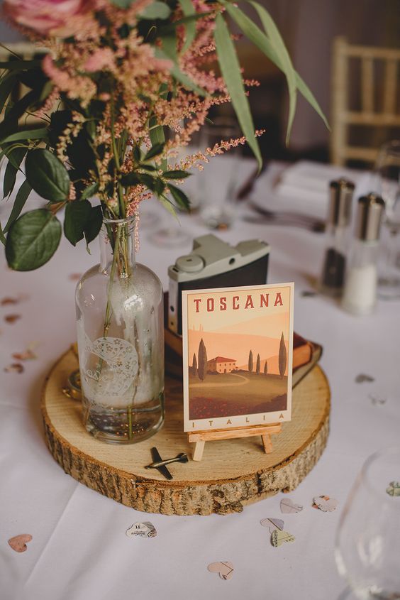 decoracao tematica para mesa de casamento