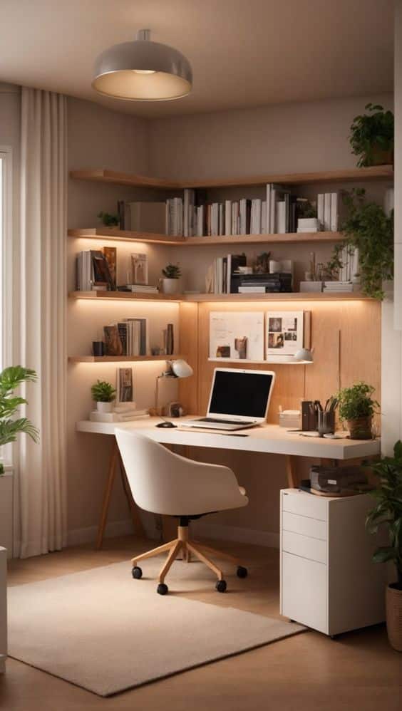 ideia para decorar escritorio