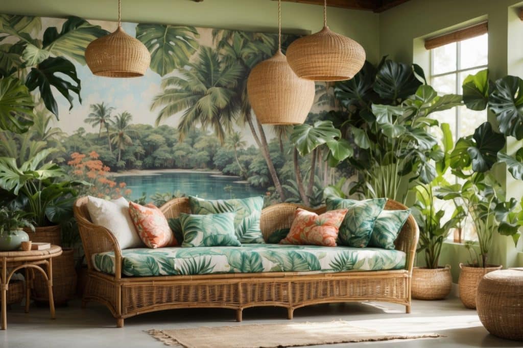 Estampa Tropical na Decoração