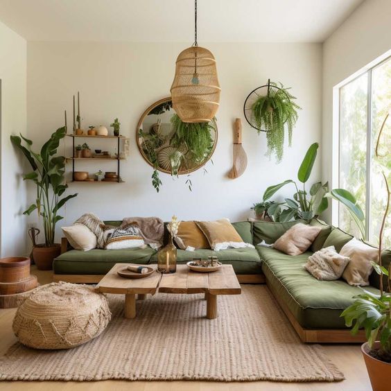 apartamento no estilo boho