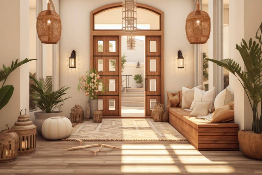 como decorar a entrada