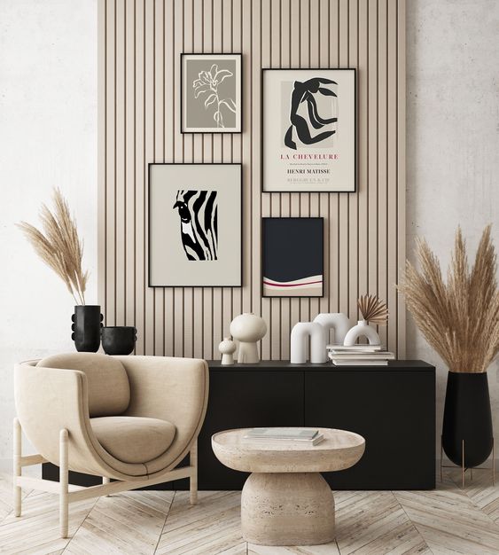 decoracao de parede com quadros