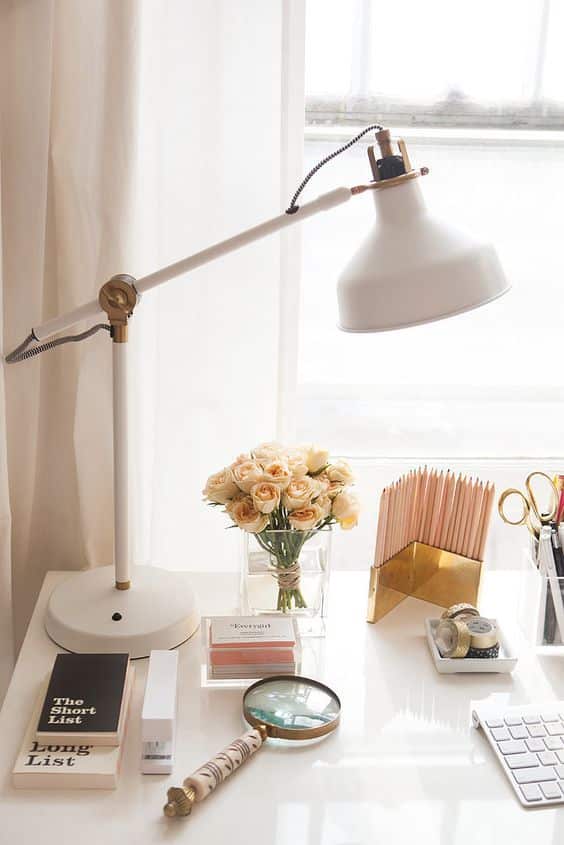 iluminacao para mesa de trabalho