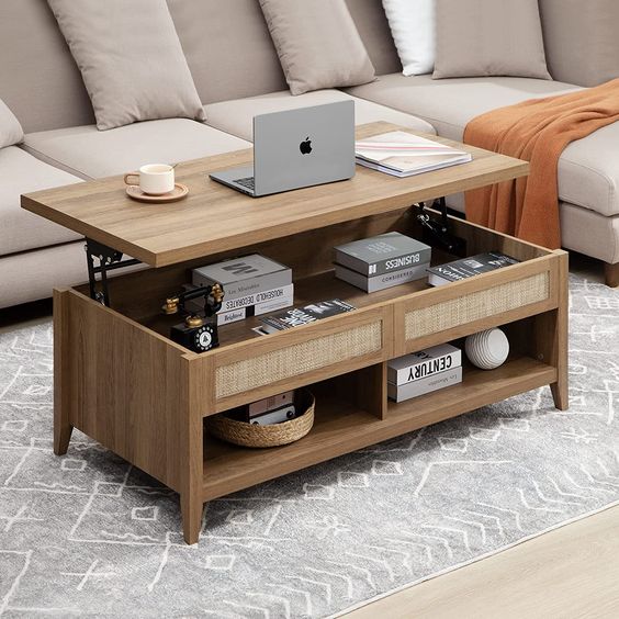 mesa de centro multifuncional para sala