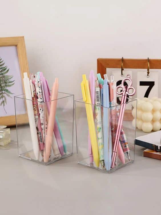 porta caneta para mesa de trabalho