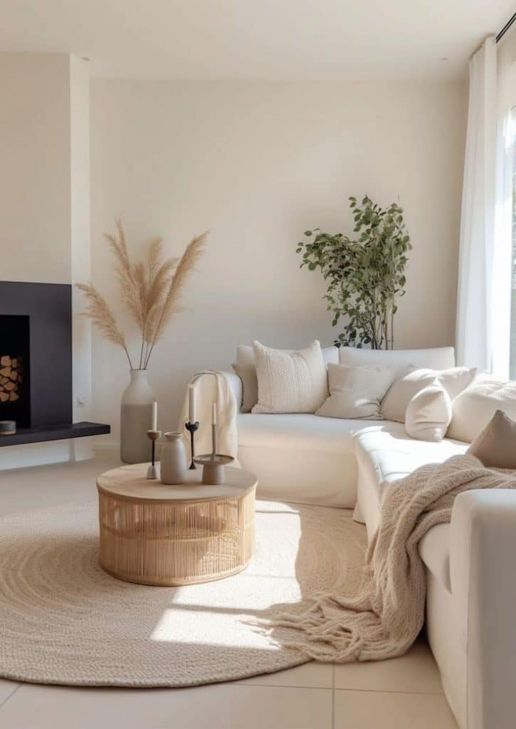 sala de estar minimalista