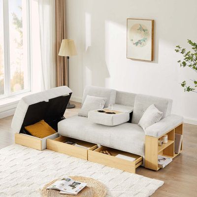 sofa multifuncional na sala de estar