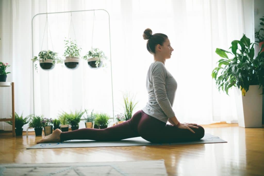 Cantinho do Yoga em Casa