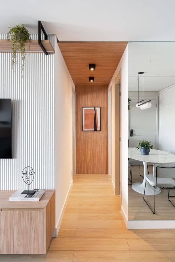 apartamento pequeno e minimalista