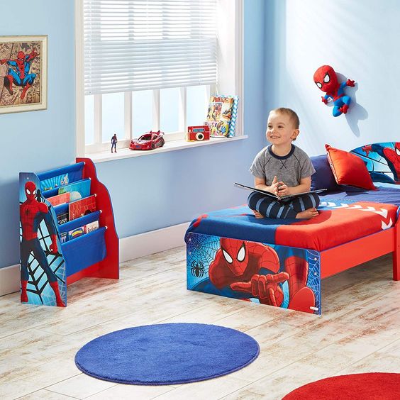 mobiliario de super-heroi para quarto infantil