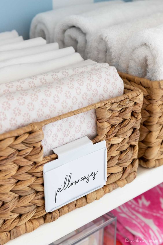 organizacao para roupa de cama