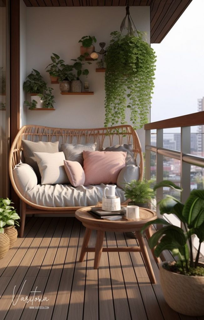 plantas na decoracao da varanda