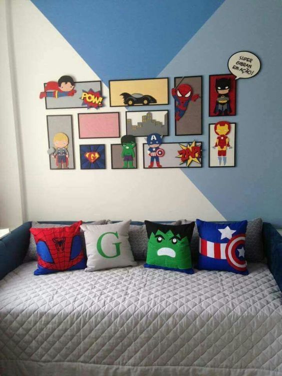 quarto no tema herois