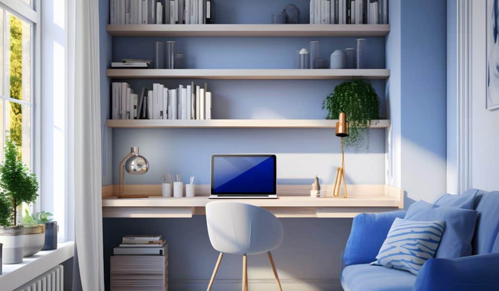 Cores Suaves para Home Office