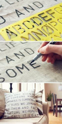 almofada personalizada diy