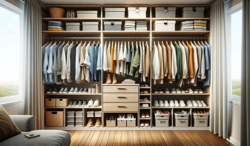 como organizar seu closet