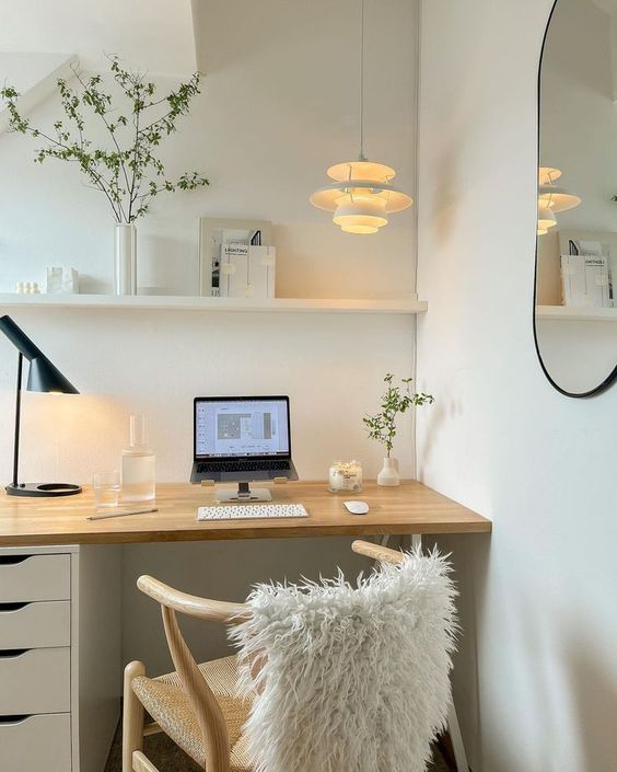 iluminacao para home office