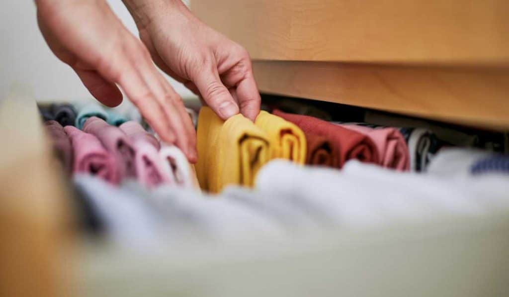 organizacao para roupas