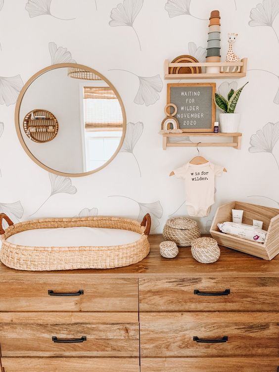 quarto de bebe rustico