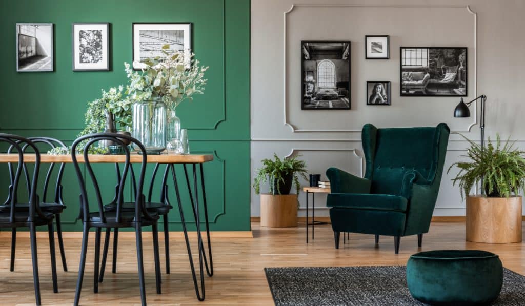 decoração de interiores com arte