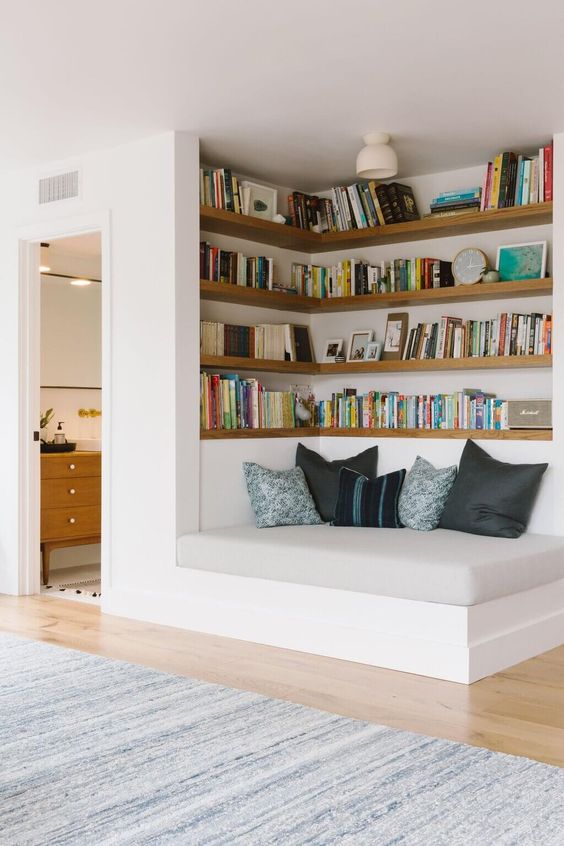 espaco de leitura em casa
