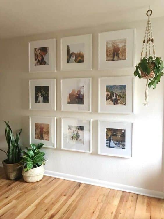 galeria de parede na decoracao