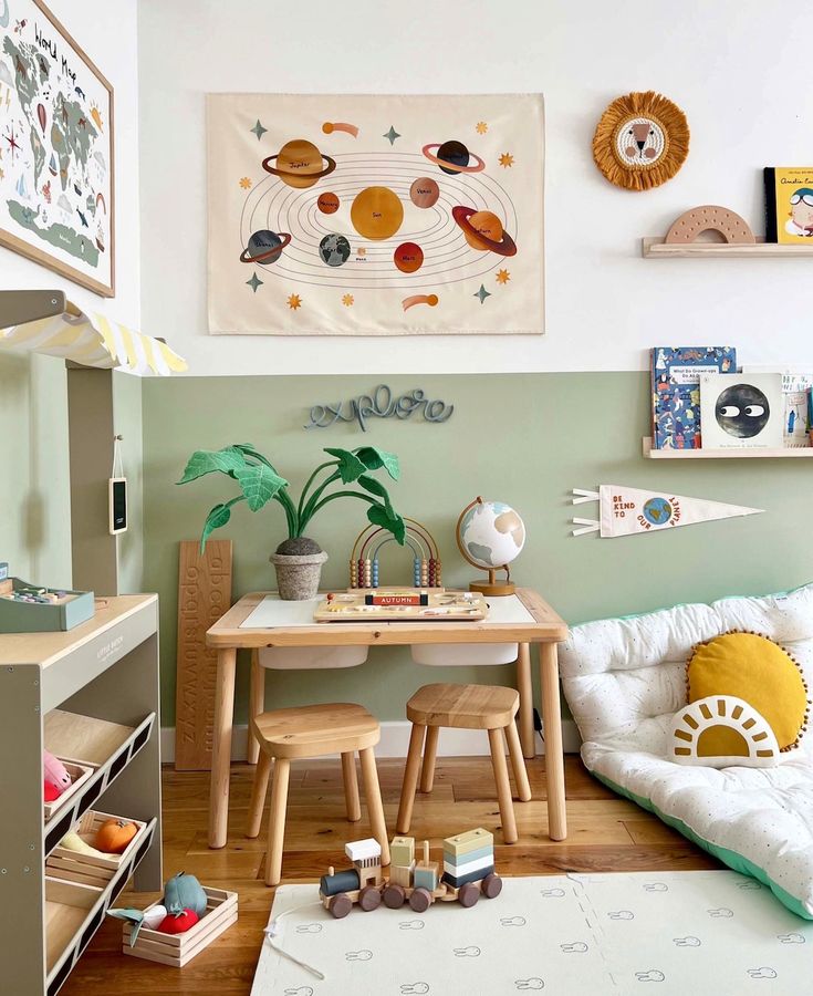 mesa de atividades quarto infantil