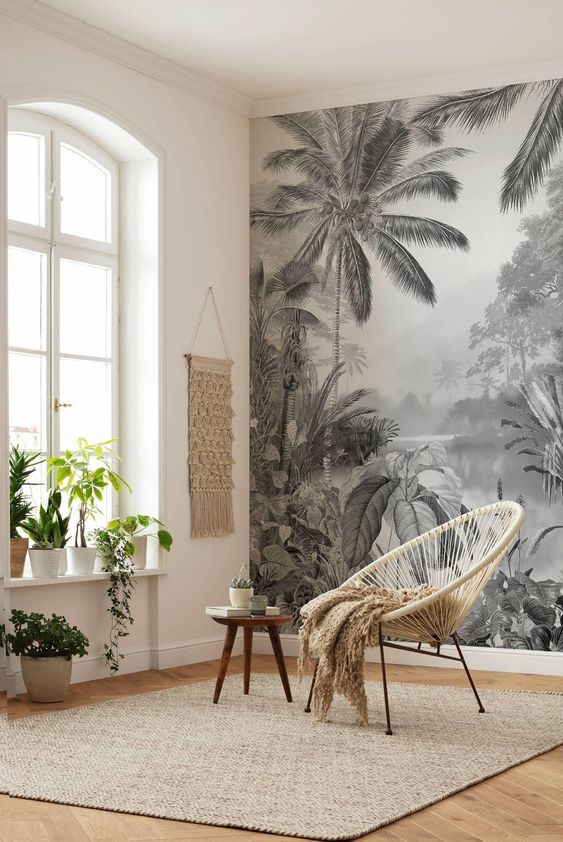papel de parede na decoracao