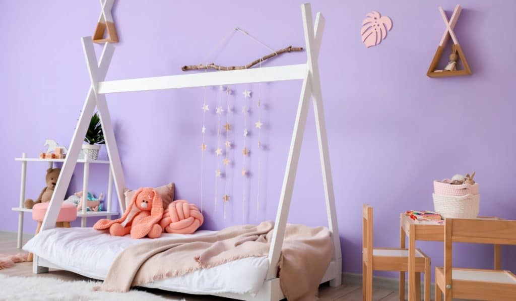 Lilás na Decoração do Quarto Infantil