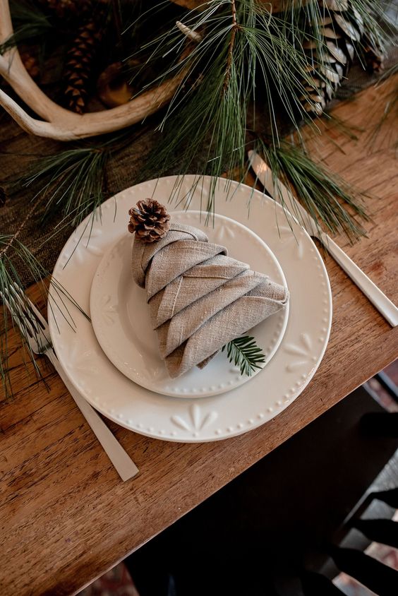 ideia para mesa de natal