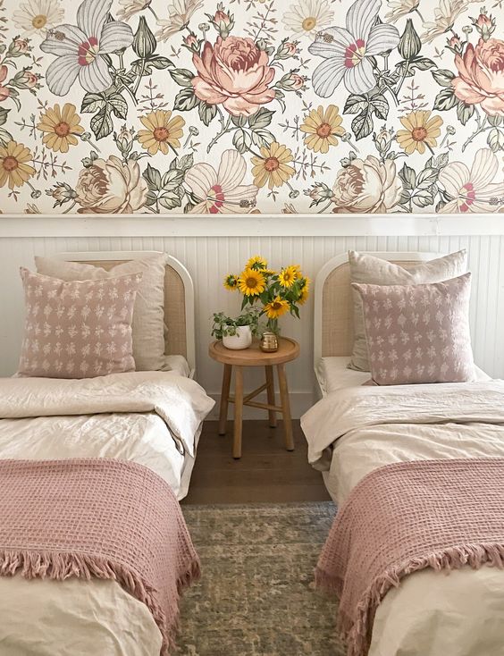 papel de parede para o quarto feminino