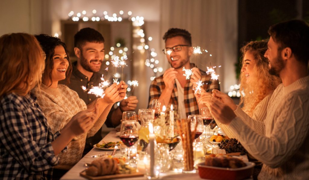 Festa de réveillon em casa