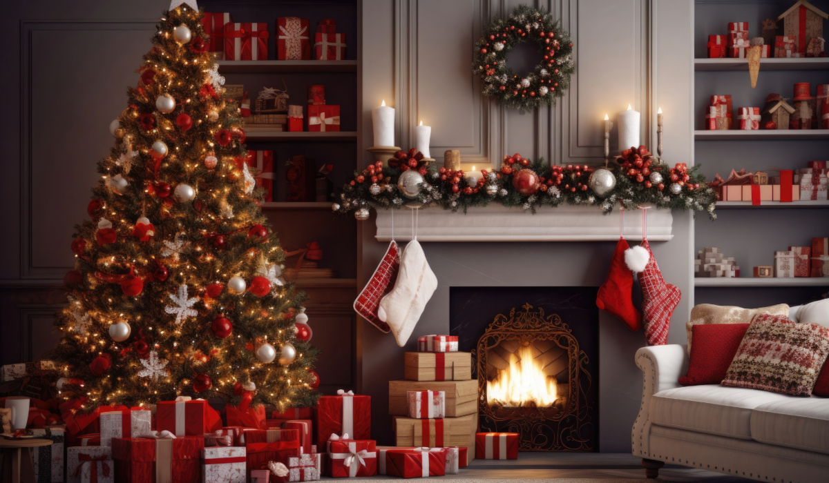 Paleta de cores na decoração de Natal