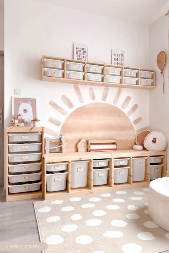 organizacao para quarto infantil