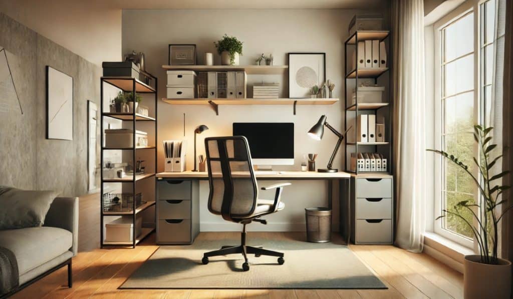 Crie um ambiente de home office